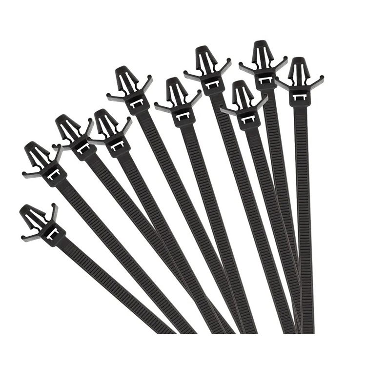 Characteristics of mounted head cable ties