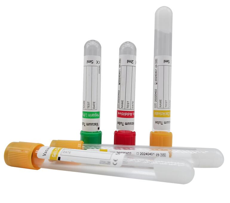 Types of blood collection tubes and their purposes