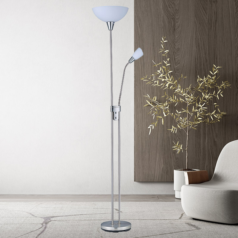 Features and aspects associated with Mother and Son Floor Lamps